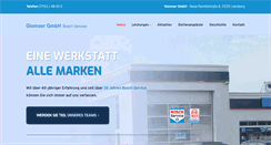 Desktop Screenshot of bosch-service-glemser.de